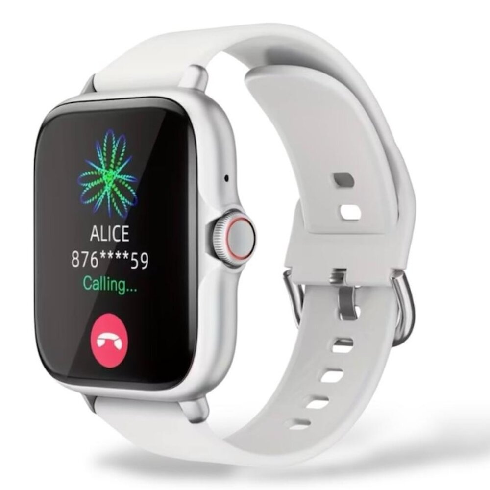 NEW - Smart Watch 1.83'' Touch Screen,Calls, Sleep Monitor iPhone Android- WHITE
